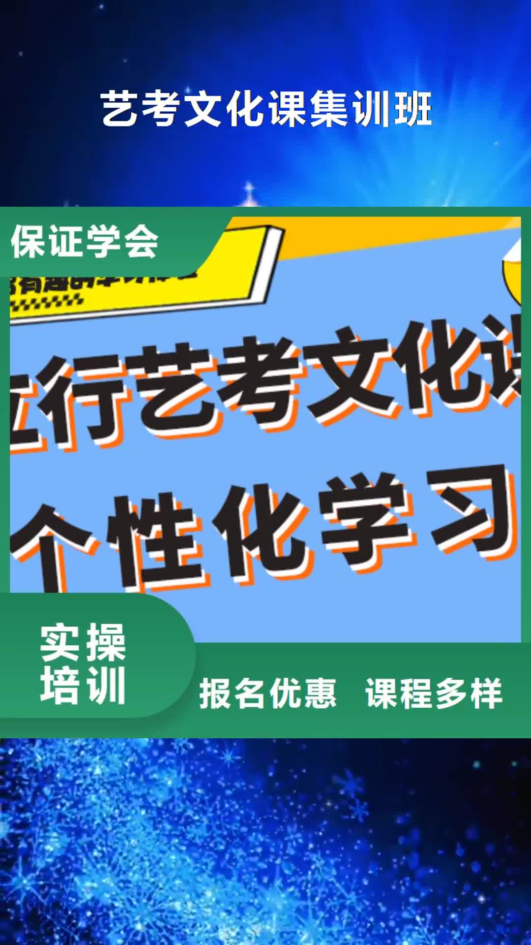 【宜昌 艺考文化课集训班手把手教学】
